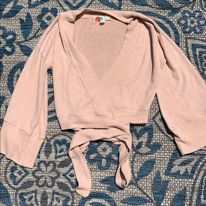 Free People Wrap Shirt